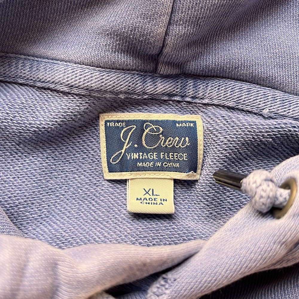 J Crew "Vintage Fleece" hoodie - Picture 3 of 3